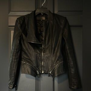 Blank NYC Black Leather Jacket